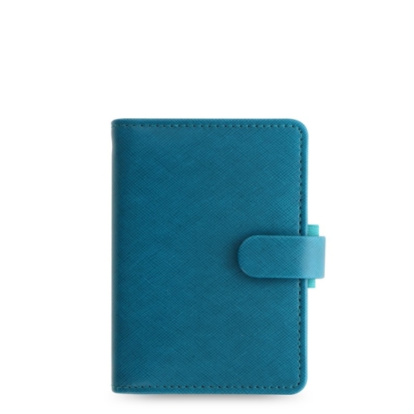 Saffiano diár mini akvamarínový FILOFAX - 1