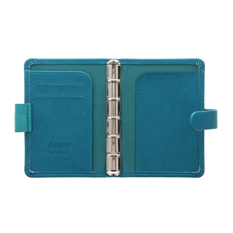 Saffiano diár mini akvamarínový FILOFAX - 3
