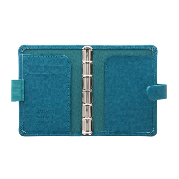 Saffiano diár mini akvamarínový FILOFAX - 3