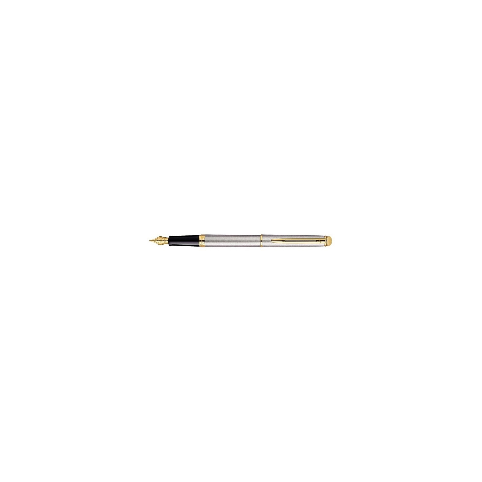 Waterman - Stylo Plume Hémisphére Essential En Acier Inoxydable Gt Fine (f)