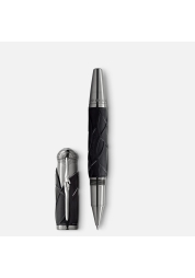 The overall silhouette of the writing instrument is shaped like an old hiking stick and the Black colour resembles the darkness of the woods which usually serve as the main stage for the Brothers Grimm´s folklore. 