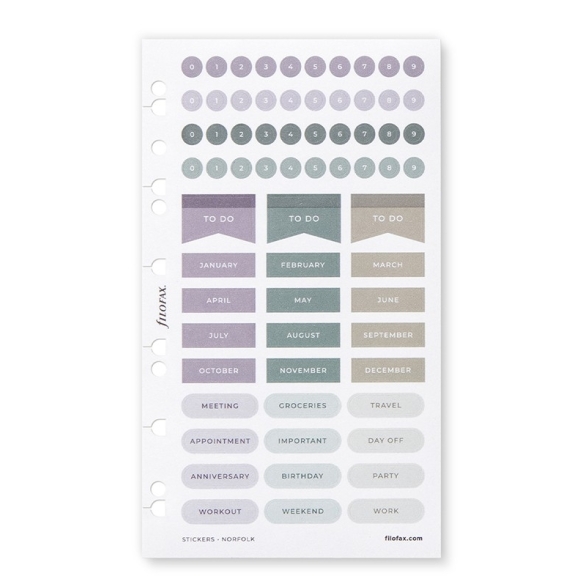 Norfolk samolepky multi-fit FILOFAX - 3