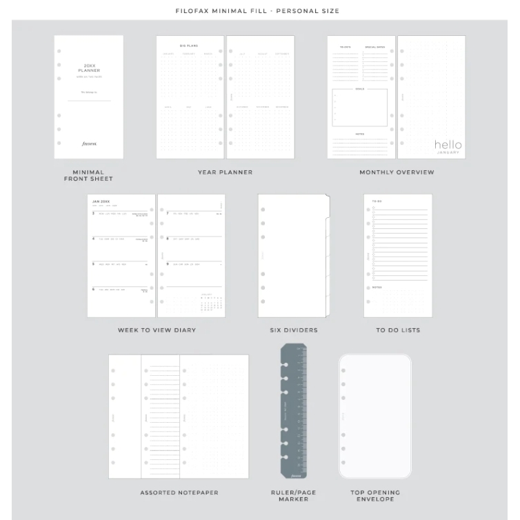 Norfolk Personal Organiser sage FILOFAX - 8