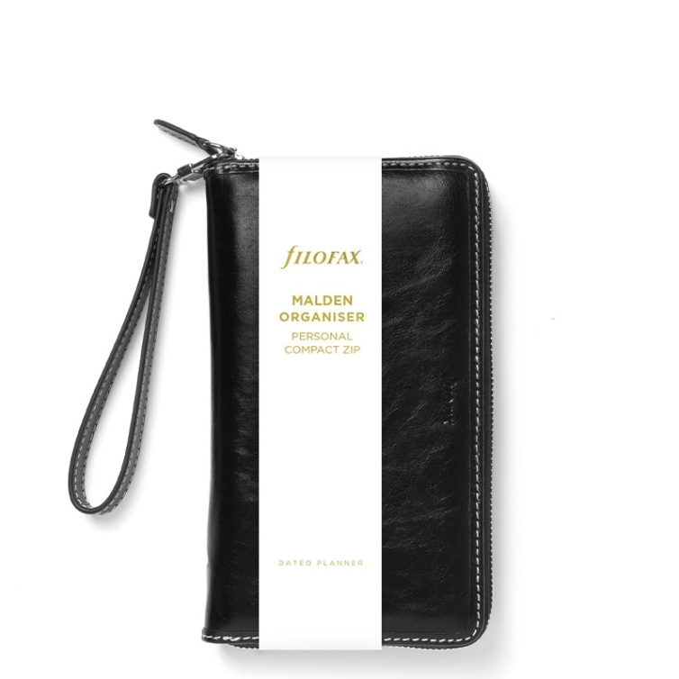 Malden Compact Zip diár osobný čierny FILOFAX - 10