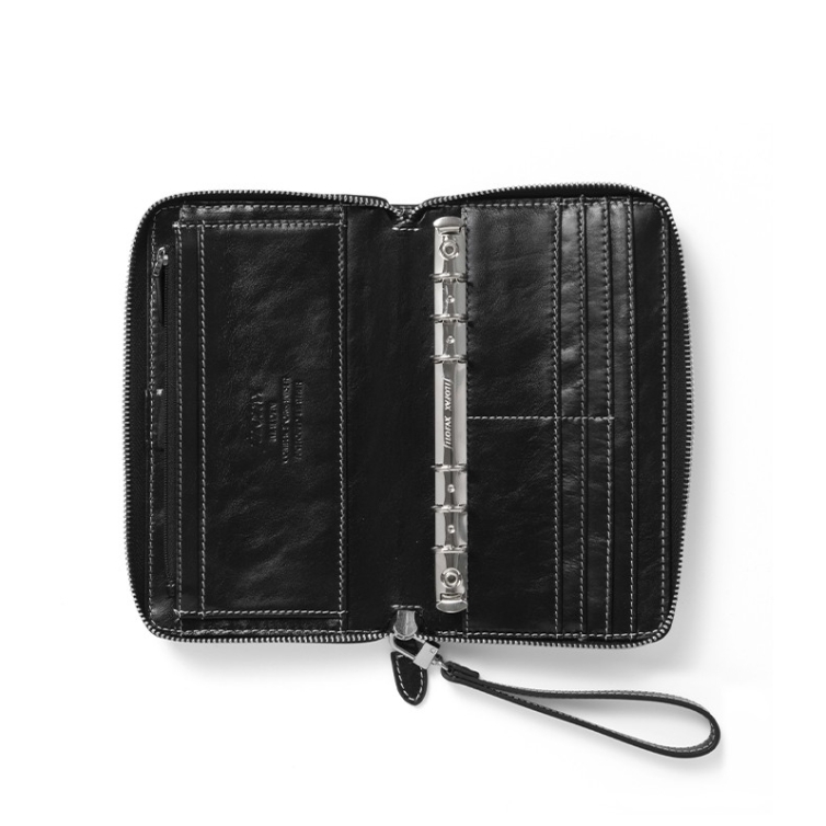 Malden Compact Zip diár osobný čierny FILOFAX - 4