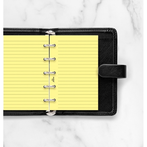 Náplň linajkový papier mini žltý FILOFAX - 1