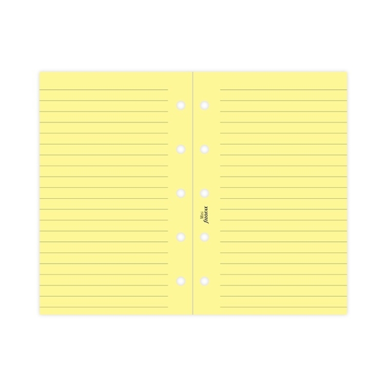 Ruled Notepaper Mini yellow FILOFAX - 4