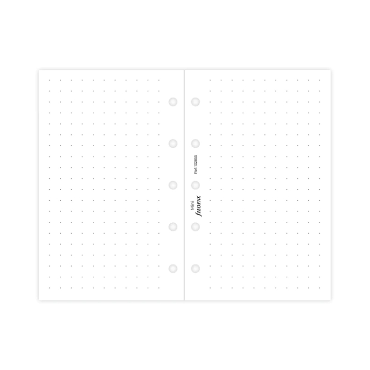 Náplň bodkovaný papier mini biely FILOFAX - 3