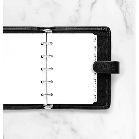 Újratöltő A-Z Index Mini fehér FILOFAX - 1