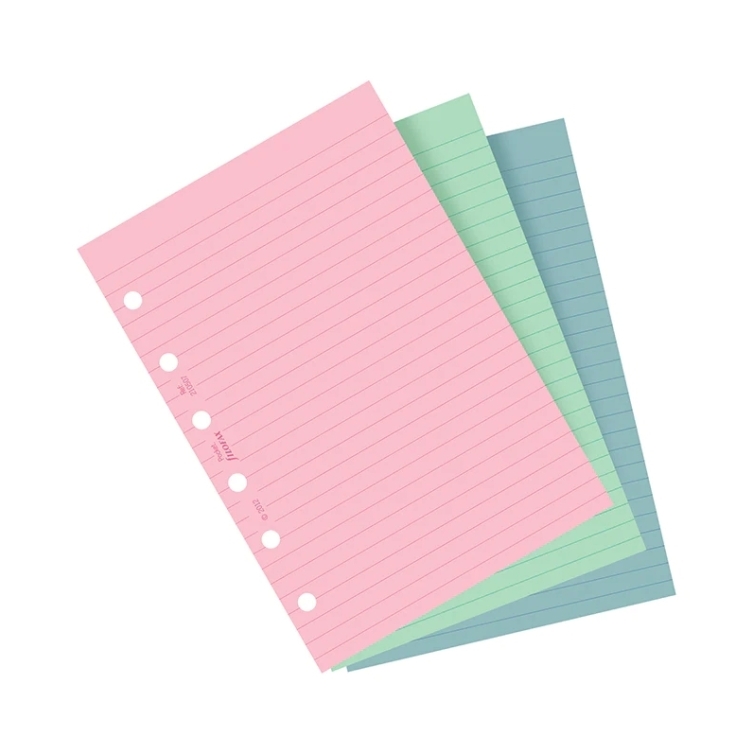 Náplň linajkový papier vreckový mix farieb fashion FILOFAX - 3