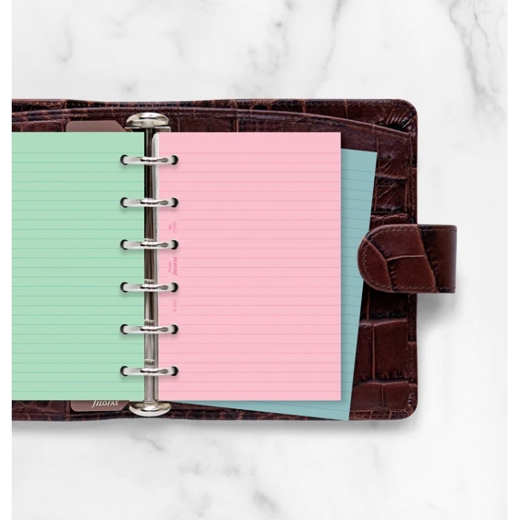 Náplň linajkový papier vreckový mix farieb fashion FILOFAX - 1