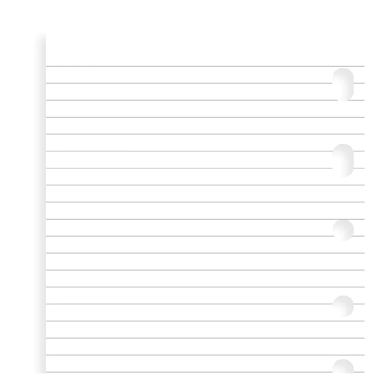 Ruled Notepaper Pocket Refill (value pack) FILOFAX - 4