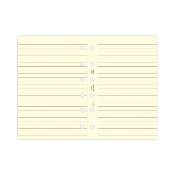 Náplň linajkový papier vreckový krémový FILOFAX - 3