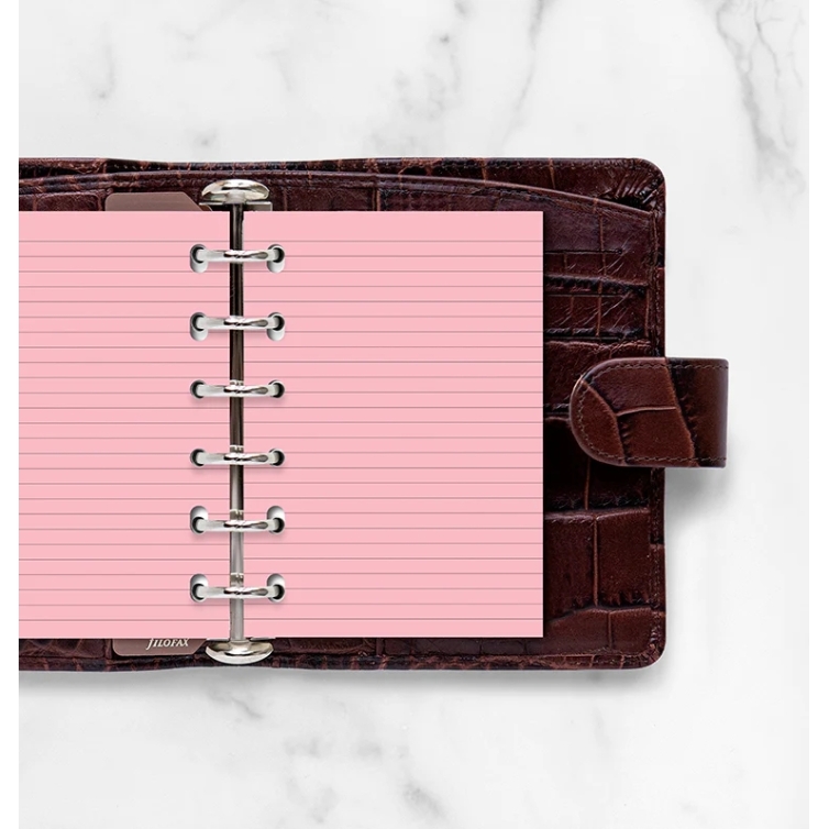 Ruled Notepaper Pocket Refill pink