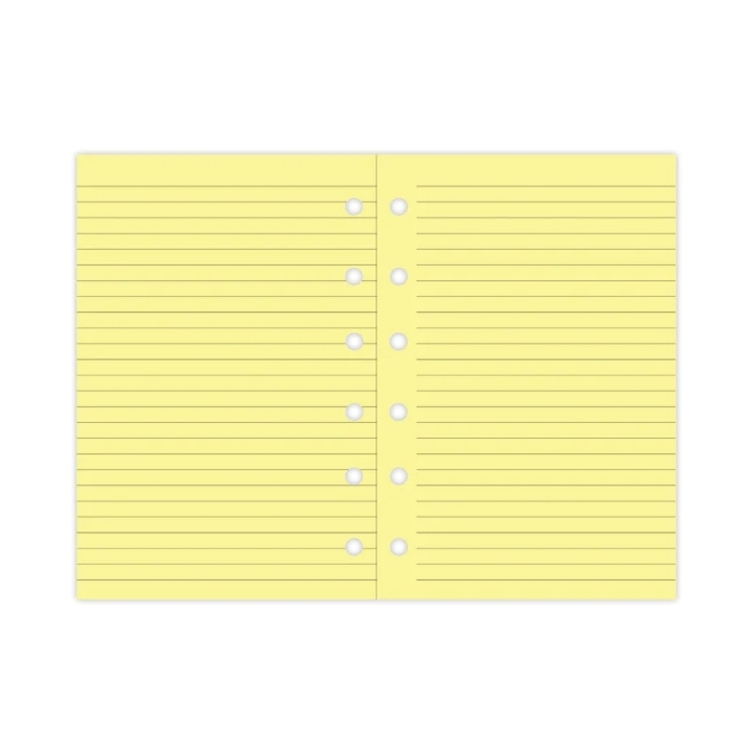 Ruled Notepaper Pocket Refill yellow FILOFAX - 3