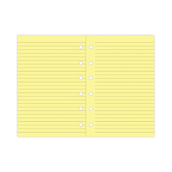 Ruled Notepaper Pocket Refill yellow FILOFAX - 3