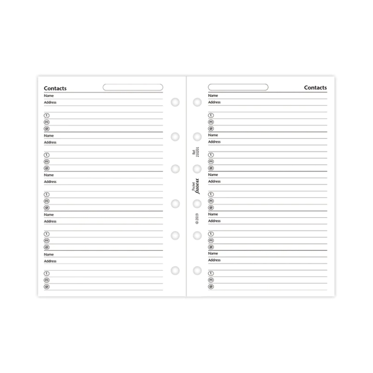 Náplň adresár vreckový FILOFAX - 3