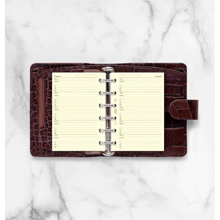 Contacts Pocket Refill cotton cream FILOFAX - 2