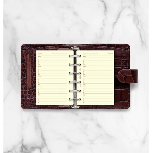 Contacts Pocket Refill cotton cream FILOFAX - 2