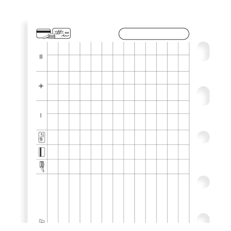 Náplň prehľad financií vreckový FILOFAX - 4