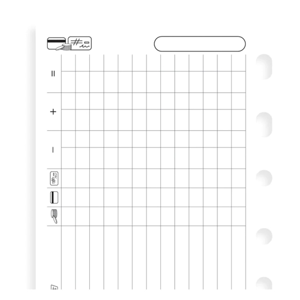 Náplň prehľad financií vreckový FILOFAX - 4