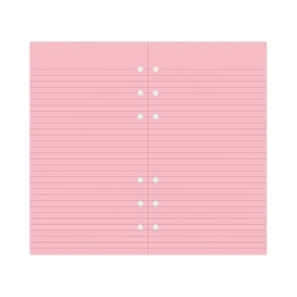 Náplň linajkový papier osobný ružový FILOFAX - 3