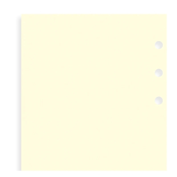 Náplň čistý papier osobný krémový FILOFAX - 4