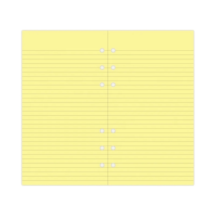 Náplň linajkový poznámkový blok osobný žltý FILOFAX - 3