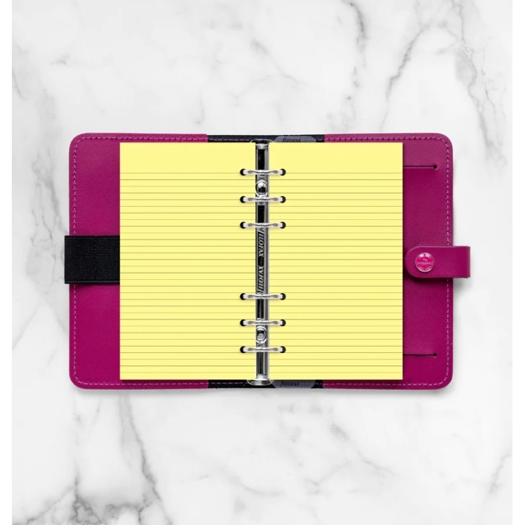 Ruled Notepaper Personal Refill yellow FILOFAX - 2