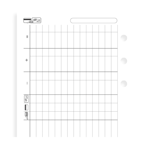 Finances Recharge personnelle FILOFAX - 4