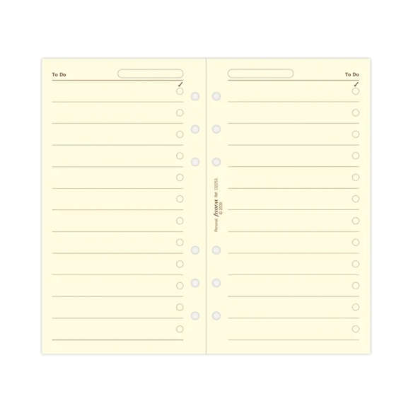 To Do Personal utántöltő pamutkrém FILOFAX - 3