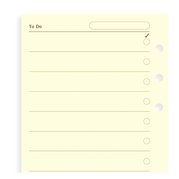 To Do Personal utántöltő pamutkrém FILOFAX - 4