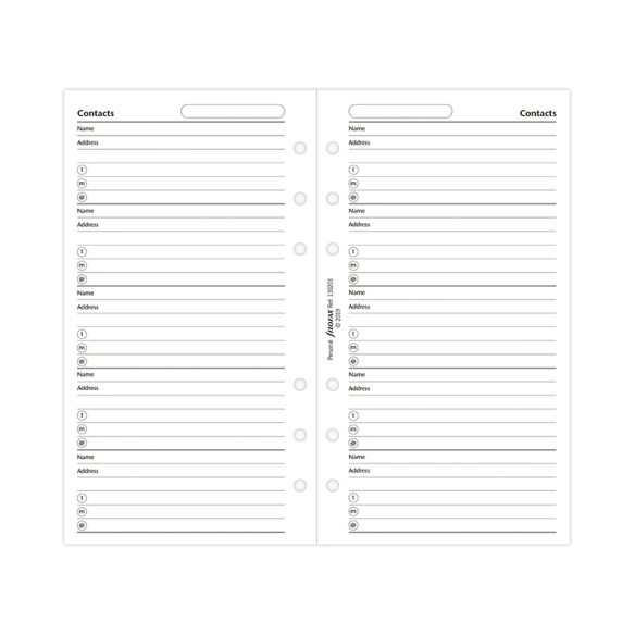 Náplň adresár osobný FILOFAX - 3