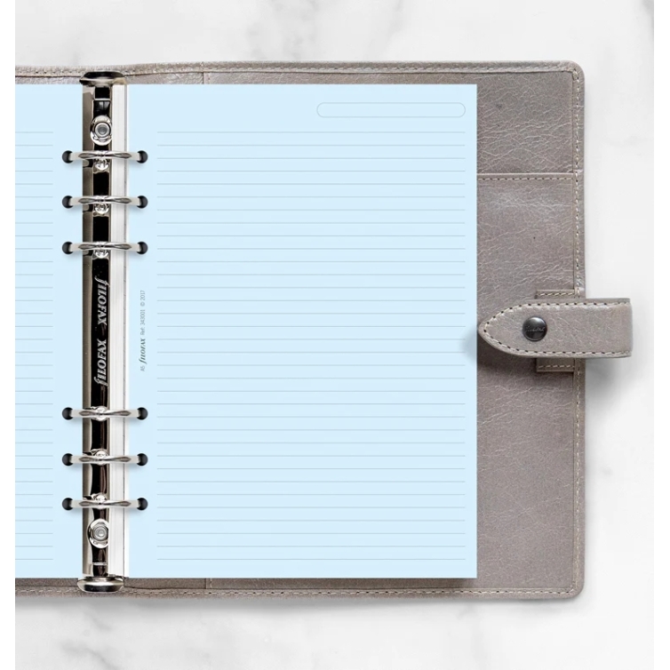 Ruled Notepaper A5 Refill blue