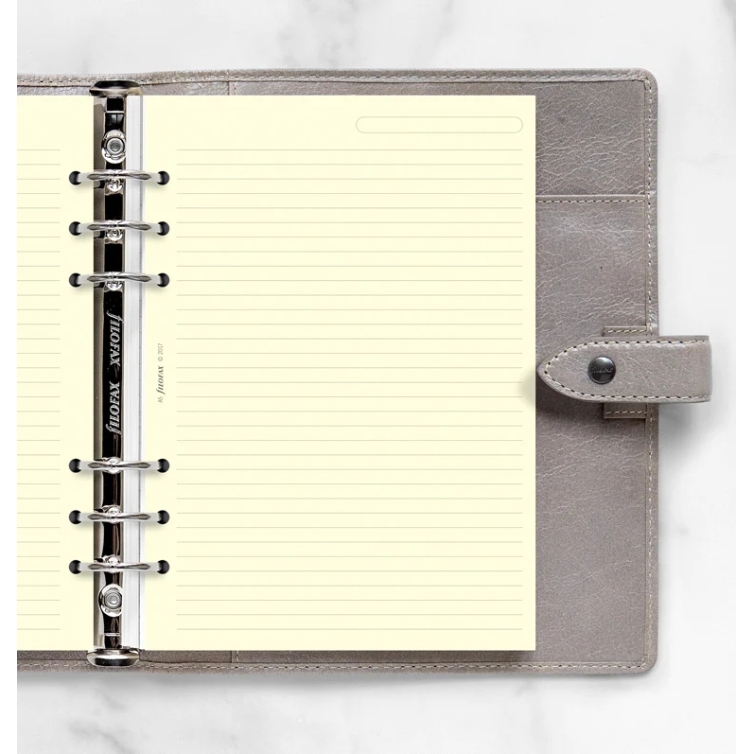 Ruled Notepaper A5 Refill cotton cream