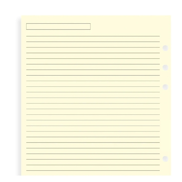 Náplň linajkový papier A5 krémový FILOFAX - 4