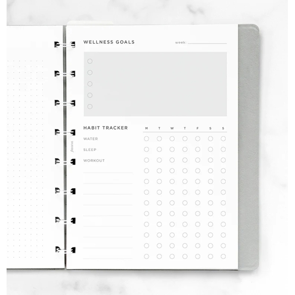 Wellness Tracker Refill A5 Notebook FILOFAX - 1
