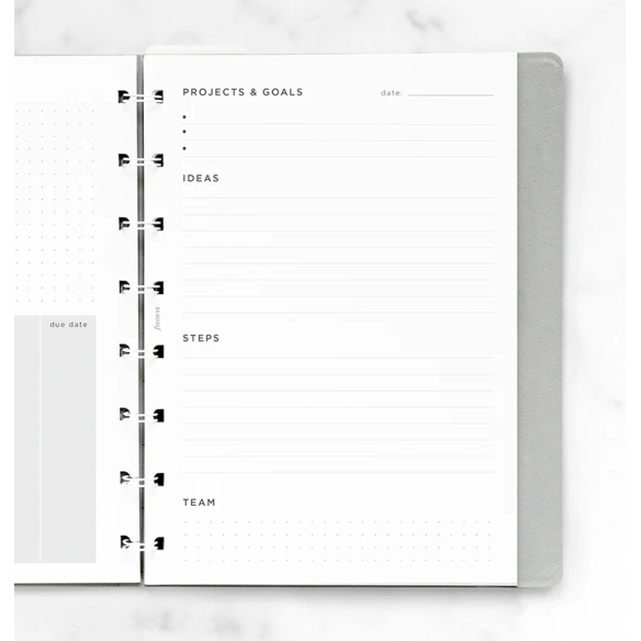 Projects And Goals Tracker Refill A5 Notebook FILOFAX - 1