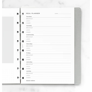 Meal Planner Reffil A5 Notebook FILOFAX - 1