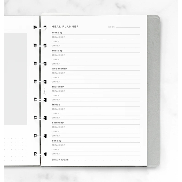 Meal Planner Reffil A5 Notebook FILOFAX - 1