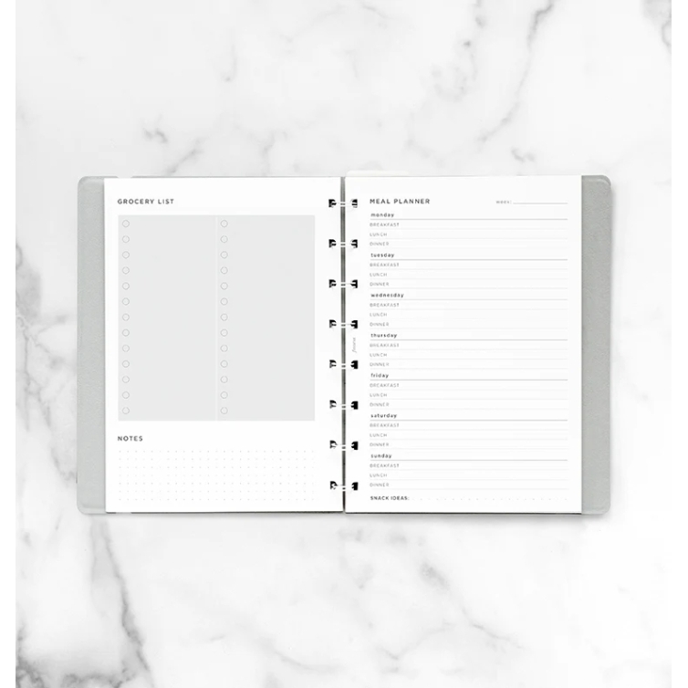 Plánovanie jedla náplň pre A5 notebook FILOFAX - 2