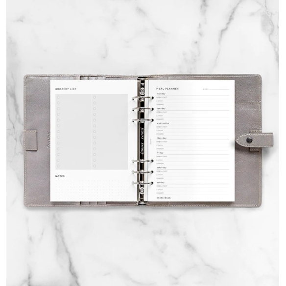 Plánovanie Jedla Náplň pre A5 diáre FILOFAX - 2