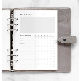 Wellness Plánování Náplň pro A5 diáře FILOFAX - 1