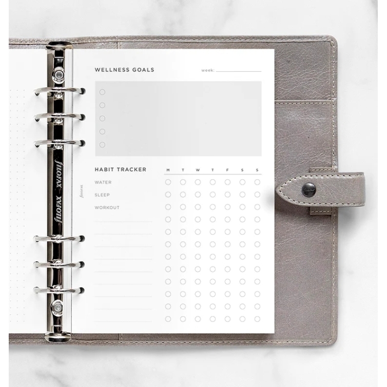 Wellness Plánovanie Náplň pre A5 diáre FILOFAX - 1