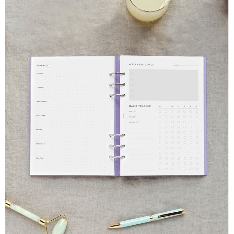 Wellness Plánovanie Náplň pre A5 diáre FILOFAX - 3