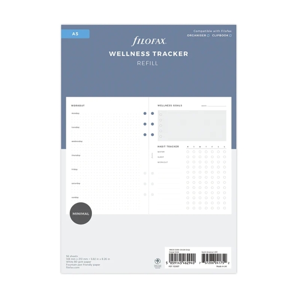 Wellness Plánovanie Náplň pre A5 diáre FILOFAX - 5