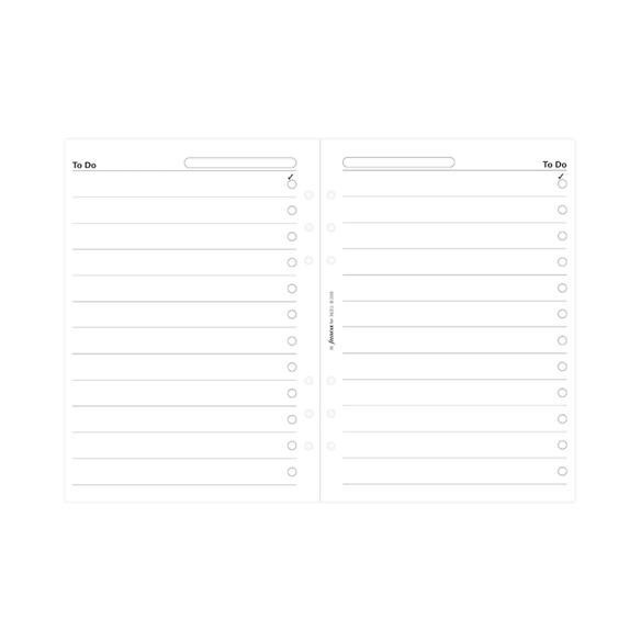 Organiser A5 Checklists Refill FILOFAX - 3