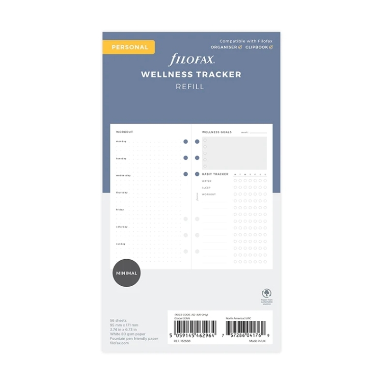 Wellness Plánovanie Náplň pre Osobné diáre FILOFAX - 5