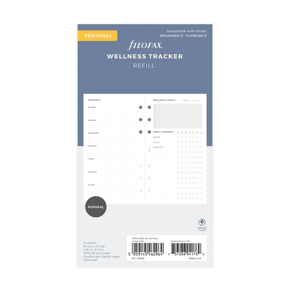 Wellness Tracker Refill Personal FILOFAX - 5