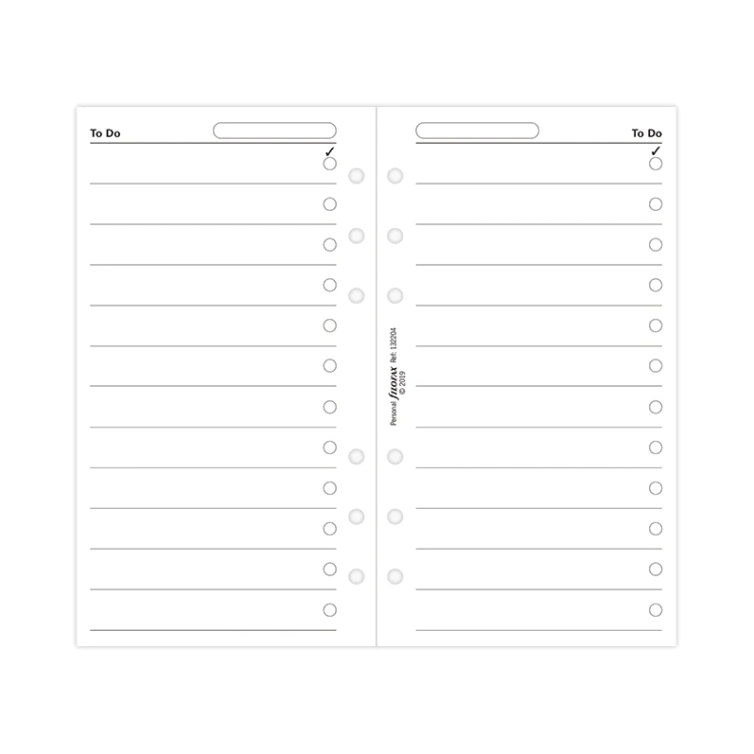 Zoznam úloh, náhradná náplň Diár osobný FILOFAX - 3